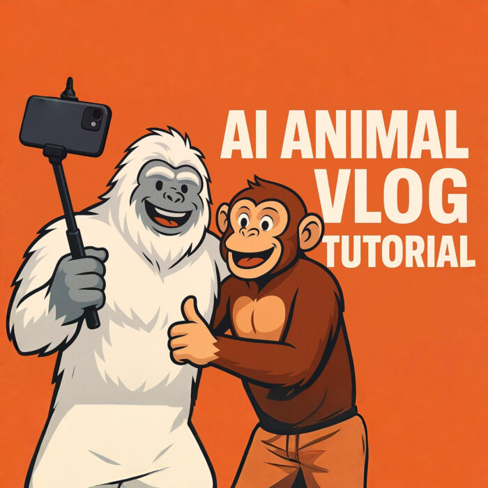 AI ANIMAL (YETI, MONKEY ETC,) VLOGGING VIDEO VEO 3 COURSE