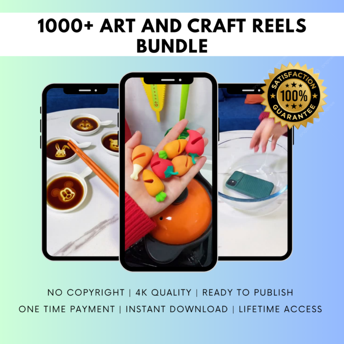 1000+ Art and Craft Reels Bundle