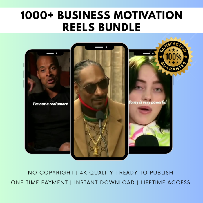 1000+ Business Motivation Reels Bundle