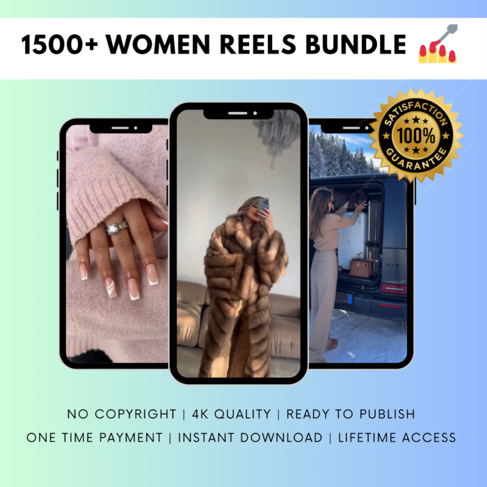 1500+ WOMEN REELS BUNDLE
